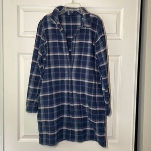 🦕 Patagonia organic cotton flannel shirt dress! 🦕